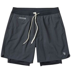 Vuori Men’s Stockton Shorts Lined Medium Black